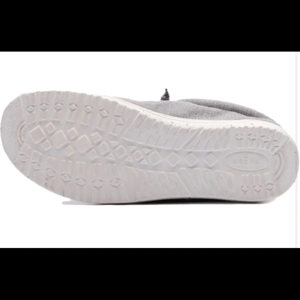 CREVO RONNIE CANVAS BOAT SHOE FLEXIBLE SIZE 10 GRAY